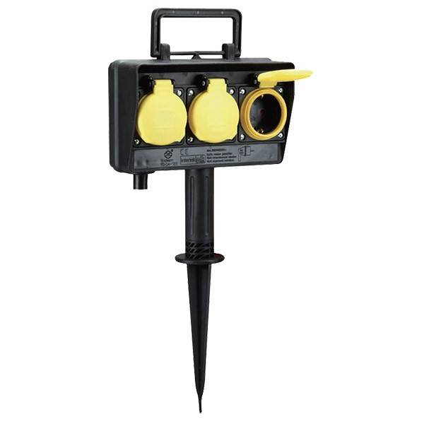 Bachmann Gartensteckdose 3f. 394.175