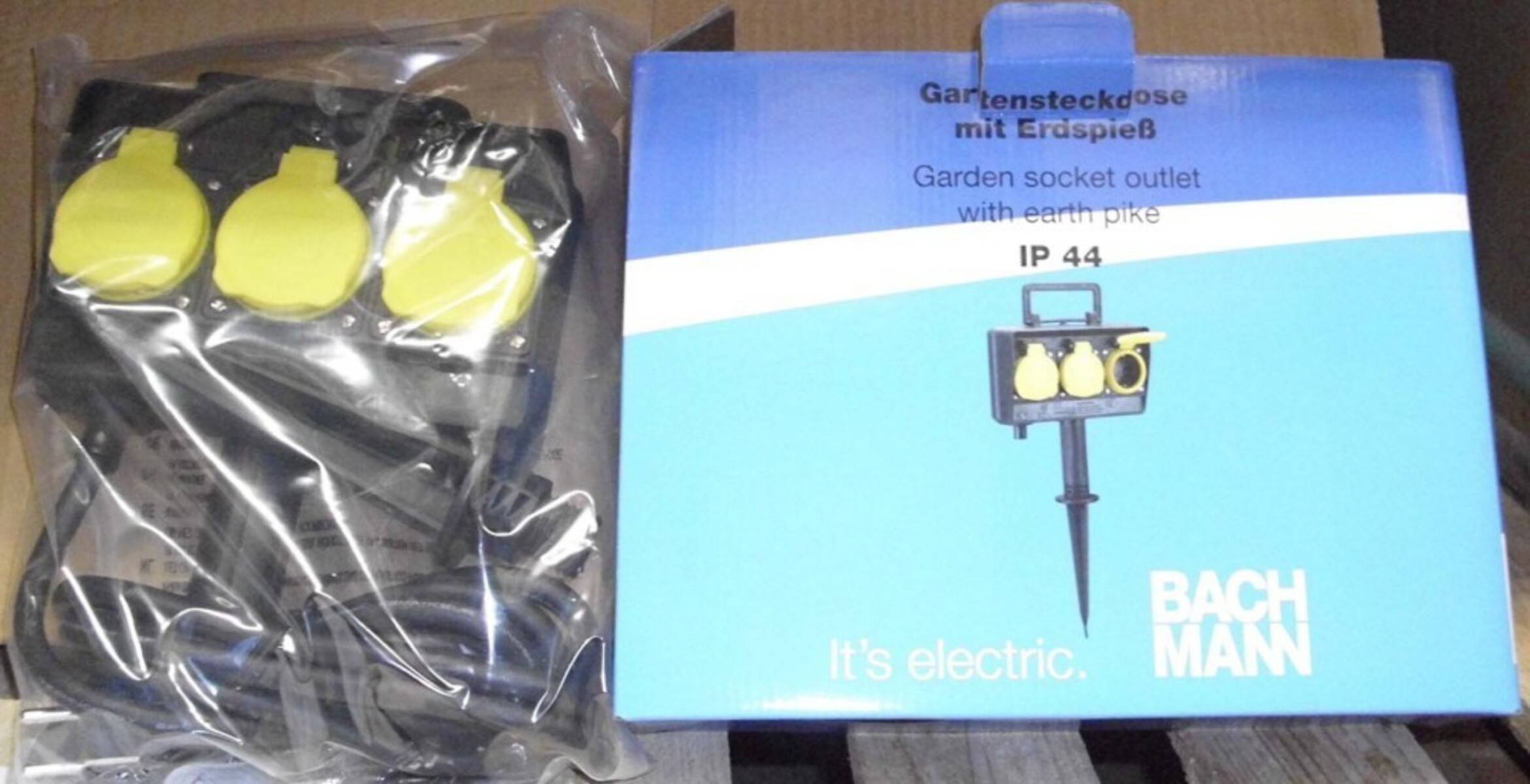 Bachmann Gartensteckdose 3f. 394.175