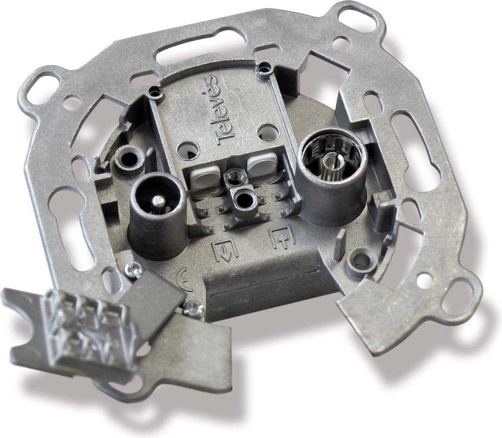 Televes Durchgangsdose 2f. UD 2410 ST