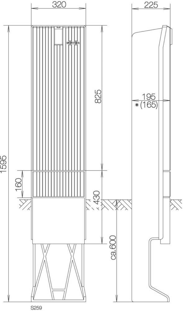 ABN Anschlusssäule SL162P