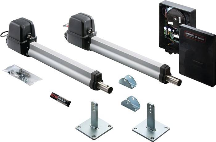 Drehtorantrieb twist 200 E 200 2-flügig Flügelbreite max.250cm Gesamthub 390mm