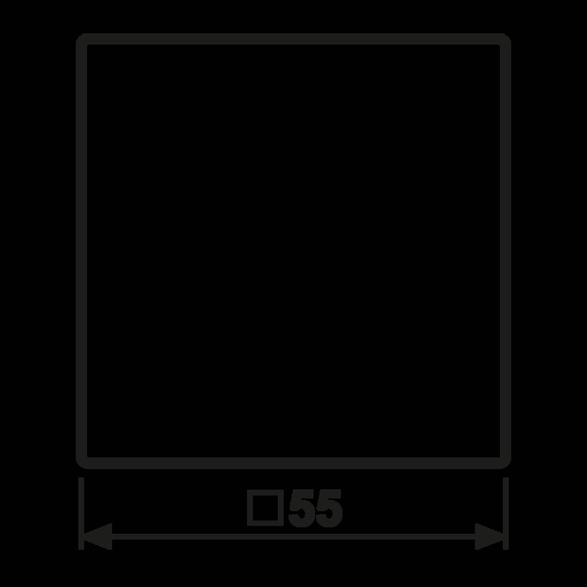 Jung Wippe Schriftfeld transp. A 590 NA GL