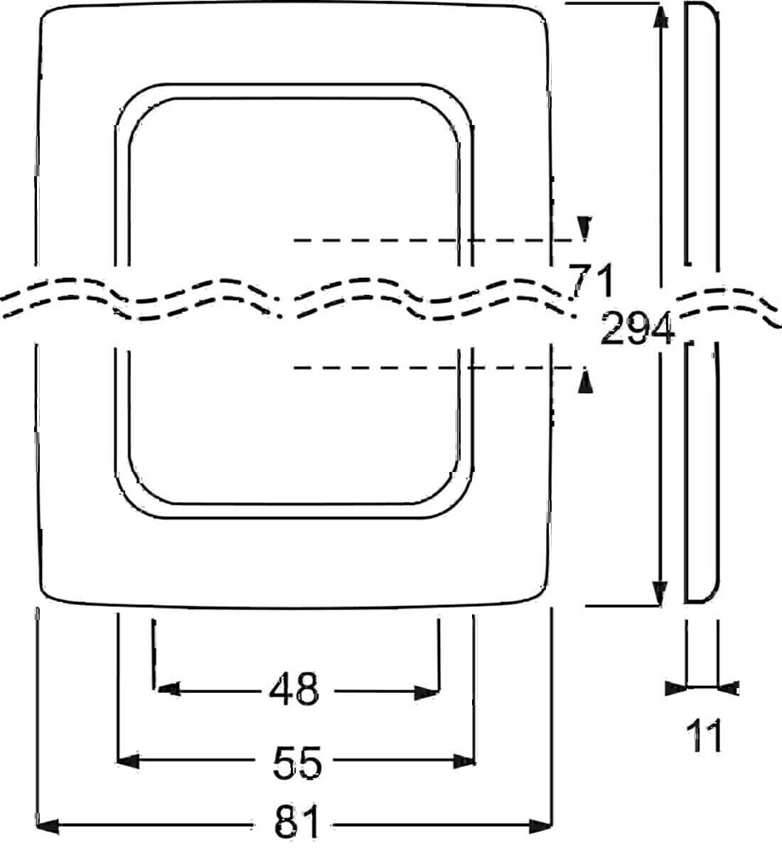 Busch-Jaeger Rahmen 4-fach 2514-214K-102