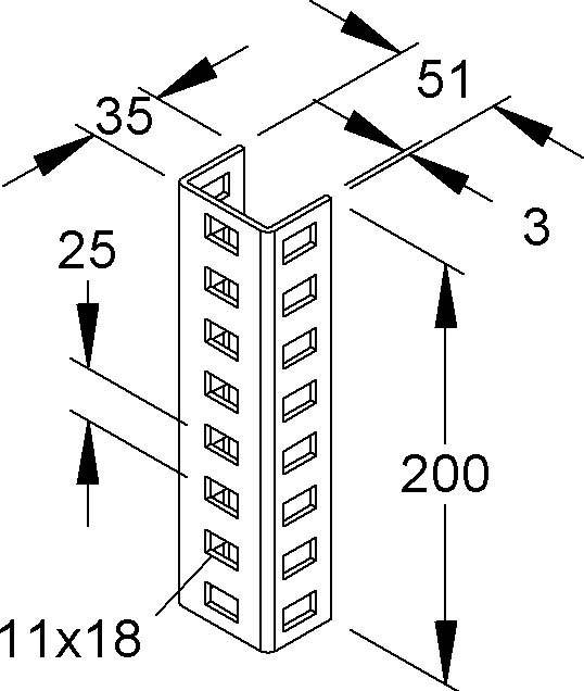 Niedax Längsverbinder VB 6040