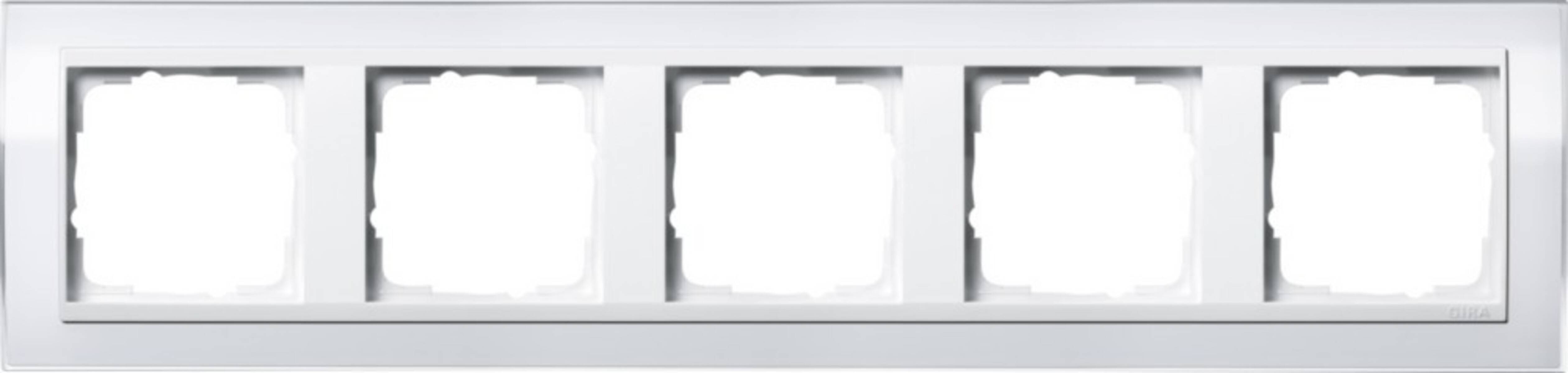 Gira Abdeckrahmen 5fach 0215723