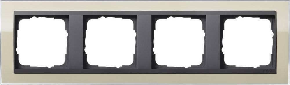 Ein Lichtschalterfeld mit zwei rechteckigen Schaltern, eingebettet in einen dunklen Rahmen vor einem beigen Wandhintergrund.