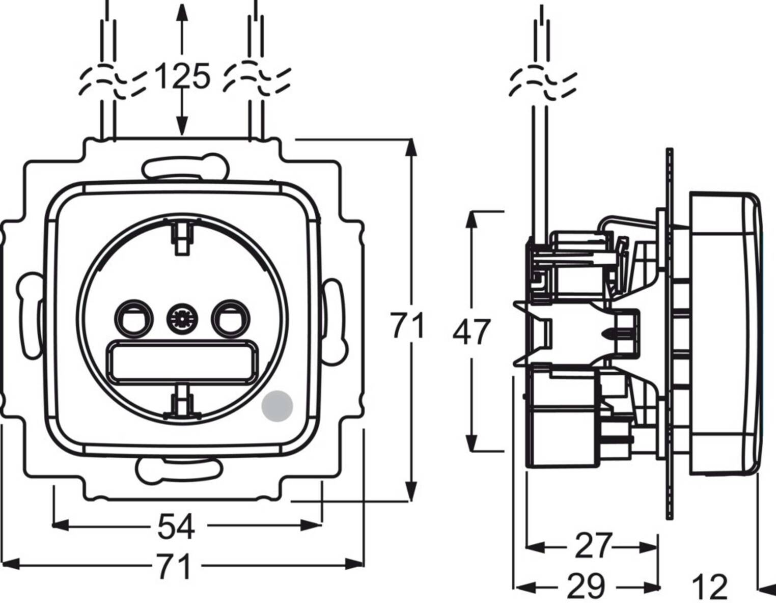 Busch-Jaeger Schuko-Steckdoseneinsatz 20 EUCBL-13-212-101