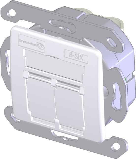 Leviton Datendose Cat.6 2xRJ45 BSCG245SU002