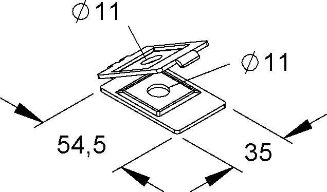 25 Stk. Niedax Befestigungsklammer GRWGK 10 S