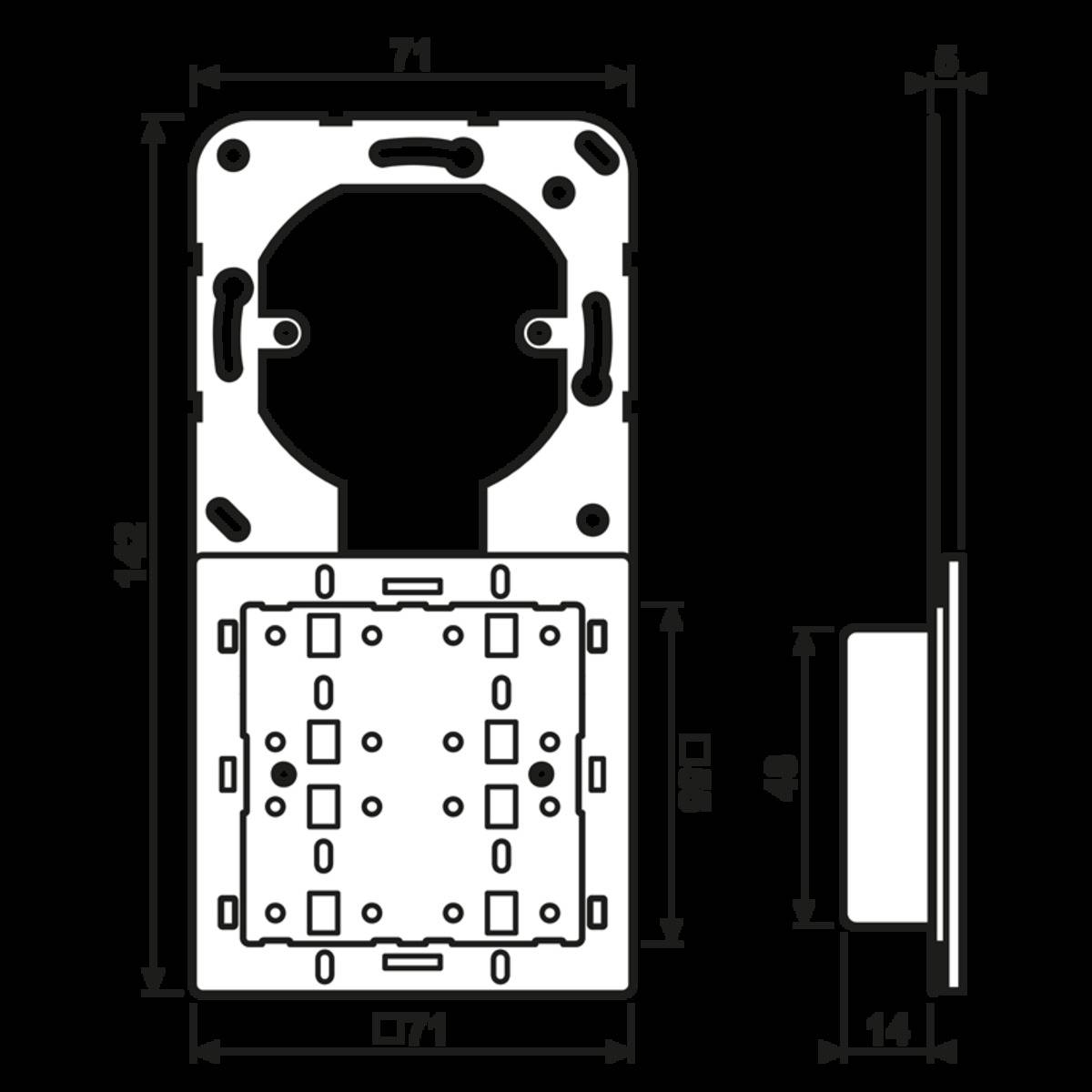 Jung Tastsensor-Erweiter.Modul 4092 TSEM