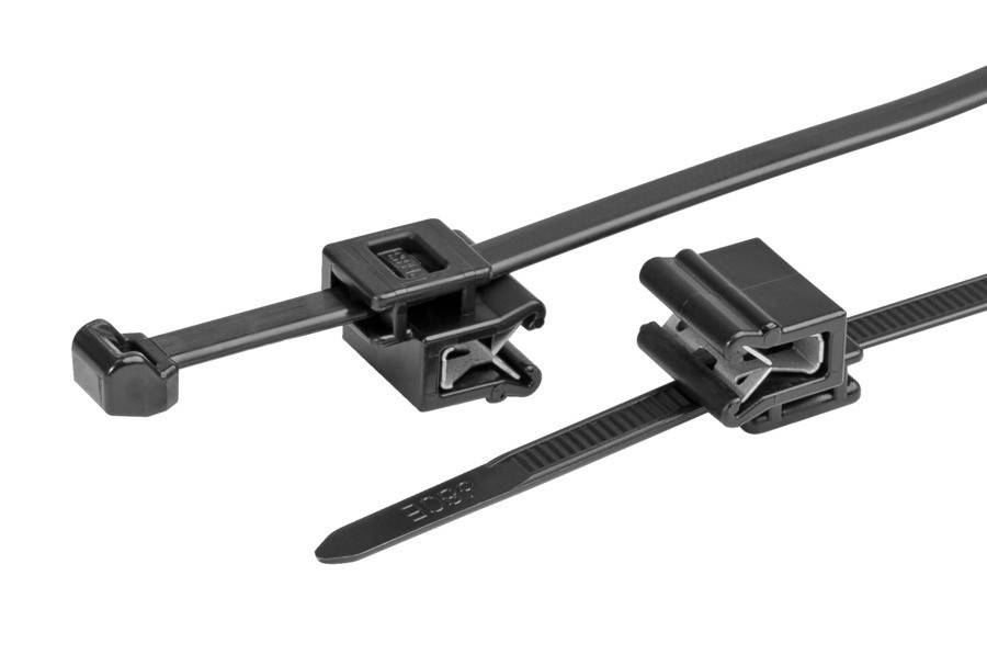 HellermannTyton Befestigungsbinder T50ROSEC5A-PA66W-BK