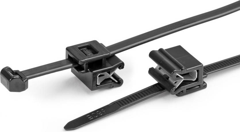 HellermannTyton Befestigungsbinder T50ROSEC5A-PA66W-BK