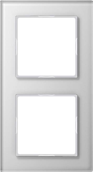 Jung Glasrahmen 2-fach aws AC 582 GL WW