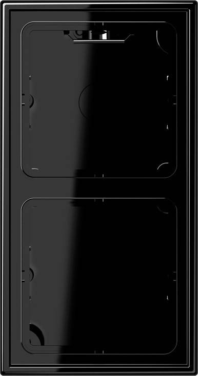 Jung AP-Kappe 2-fach sw LS 582 A SW