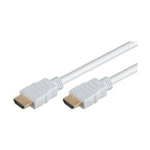 HDMI-Kabel Eth., A-St/A-St, 2,0 m, weiß, Bulk