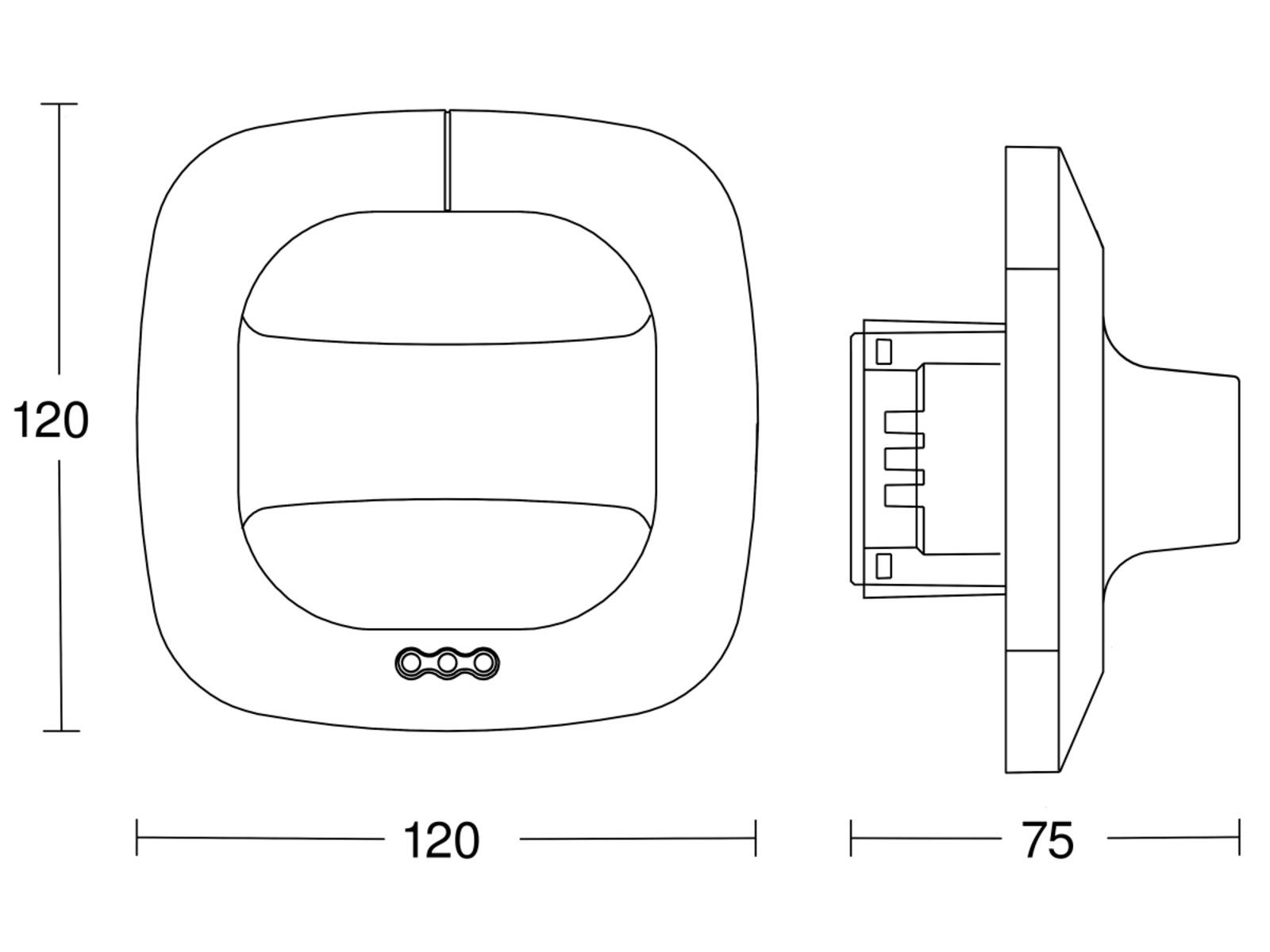 Steinel Präsenzmelder Dual HF UP WS COM1