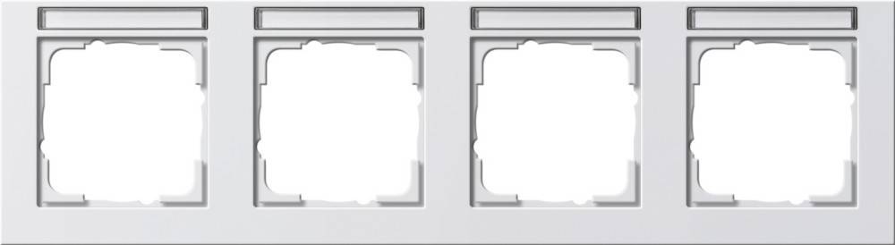 Gira Abdeckrahmen 4f. rws/matt 109422