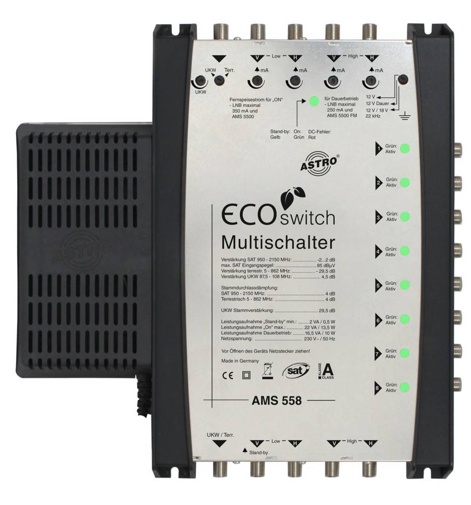 Astro Strobel Multischalter AMS 558 Ecoswitch