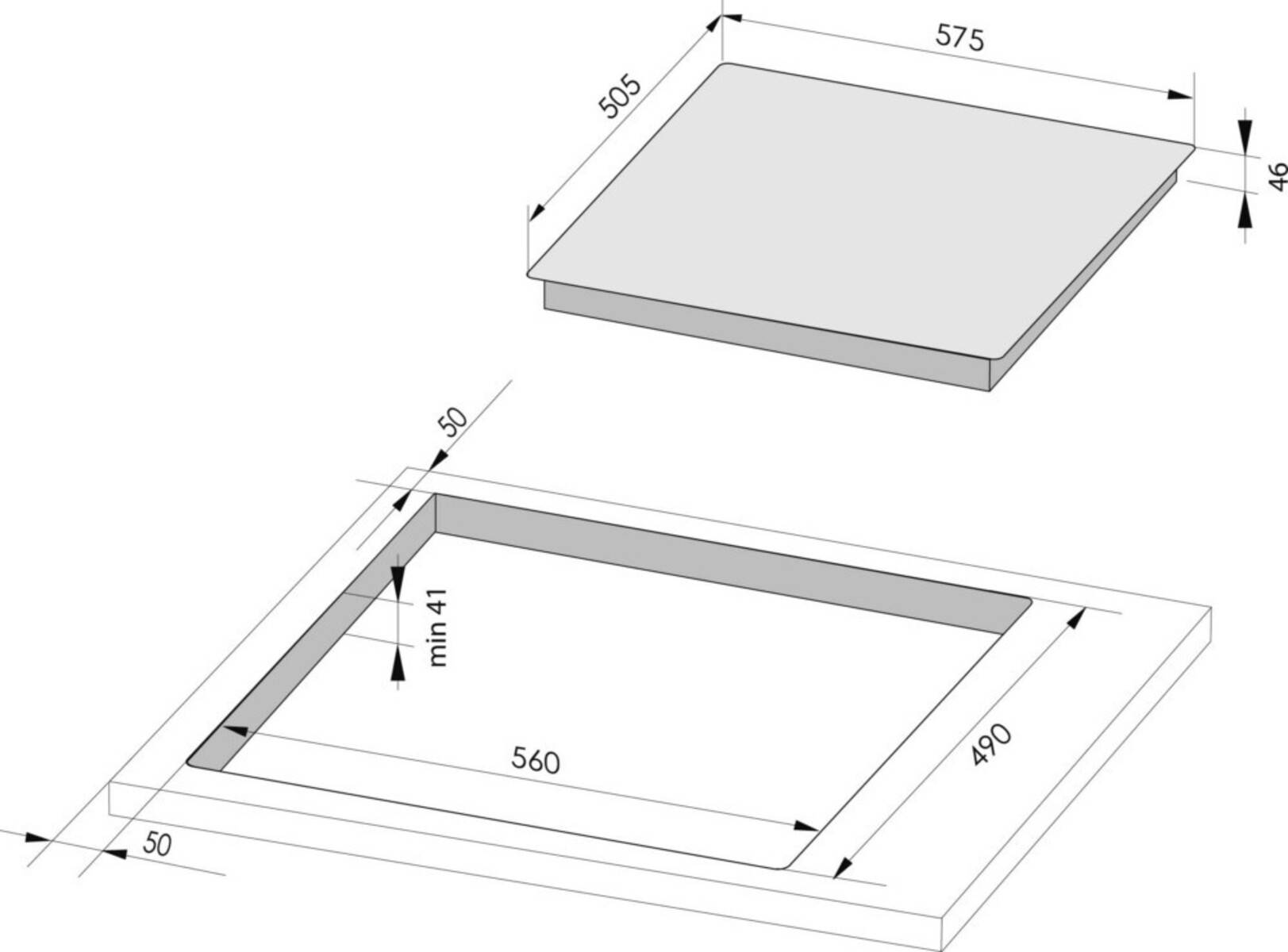 Amica EB-Autark-Kochfeld KMC 13282 E