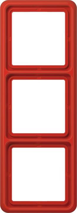 Jung Rahmen 3-fach rot CD 583 WU RT
