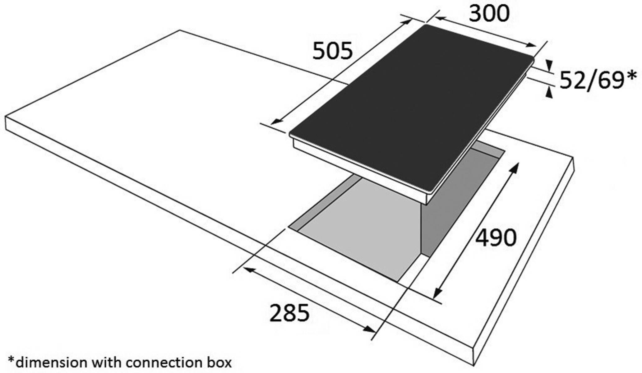 Amica EB-Autark-Kochfeld KMC 13280 E