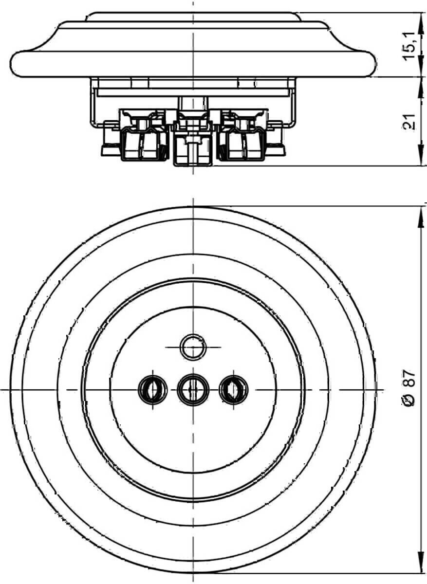 Busch-Jaeger Steckdosen Einsatz 20 EUJ-64