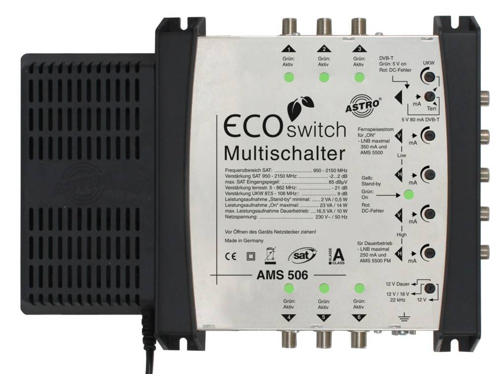 Astro Strobel Multischalter AMS 506 Ecoswitch
