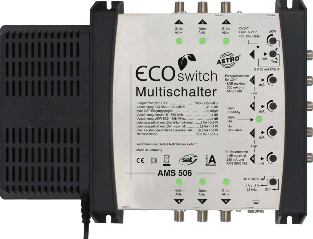 Astro Strobel Multischalter AMS 506 Ecoswitch