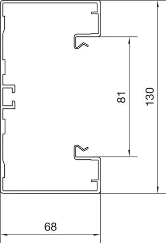 Tehalit Brüstungskanal-UT BRA 651301 ELN