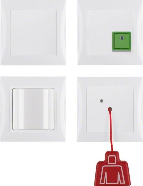Berker Notruf-Set kompl. pws/gl 52008989