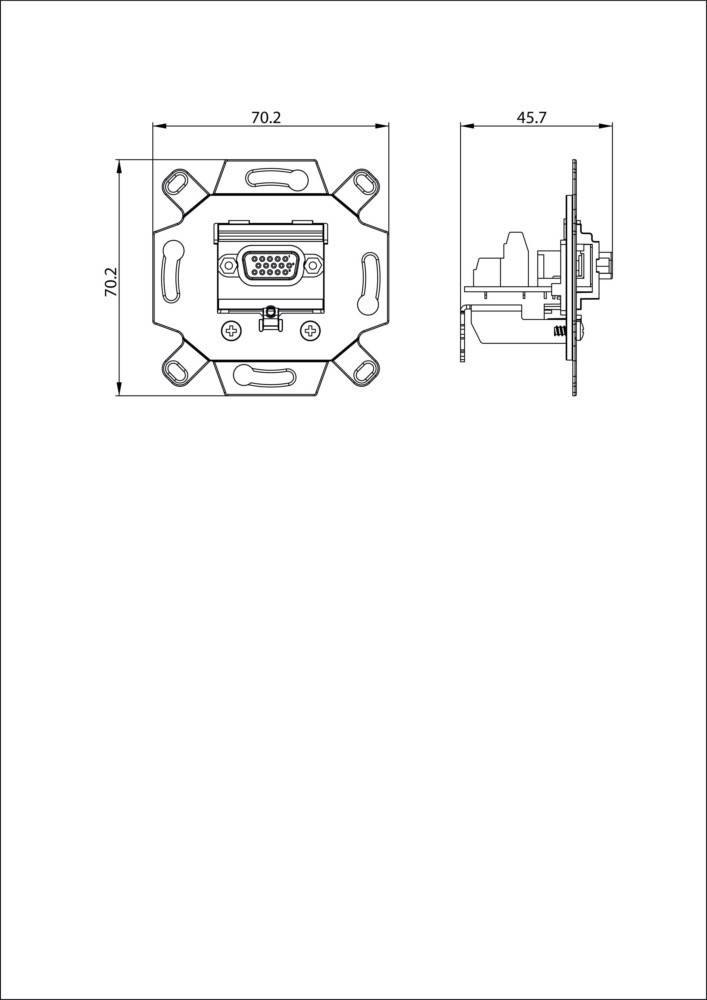 Busch-Jaeger VGA-Anschlussdose 0261/23