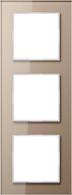 Jung Glasrahmen 3fach champ AC 583 GL CH