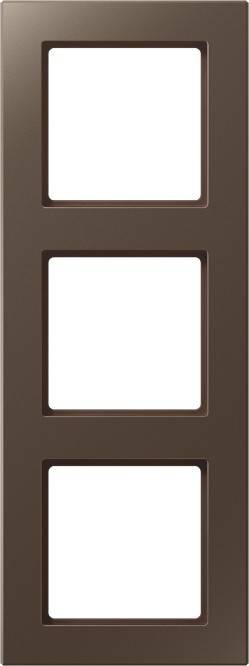 Jung Rahmen 3fach mokka AC 583 MO