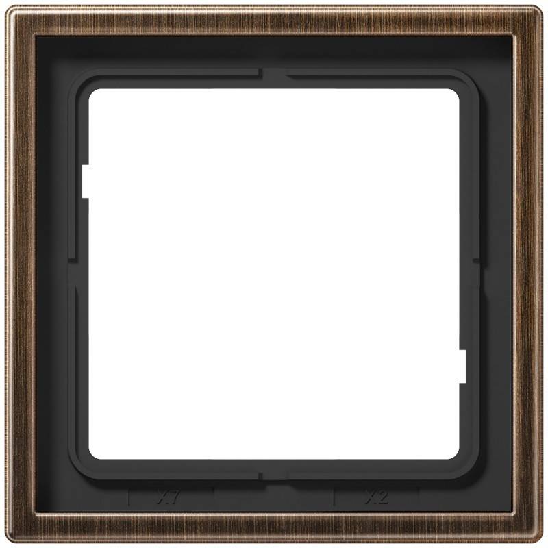 Jung Rahmen 1fach Mess/antik ME 2981 AT