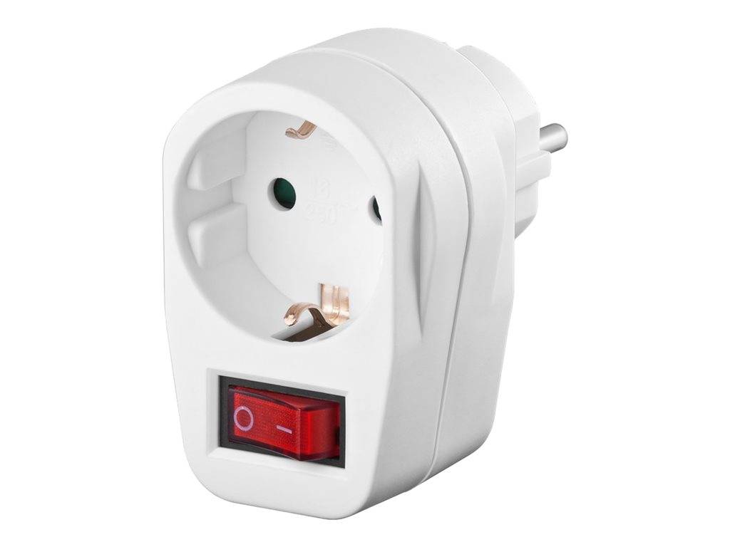 WENTRONIC - goobay - Steckdosenleiste - Wechselstrom 250 V - 3500 Watt - Eingabe, Eingang CEE 7/4 (CEE 7/7)