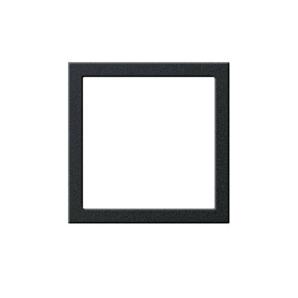 Schwarzer quadratischer Bilderrahmen ohne Inhalt, isoliert auf einem weißen Hintergrund.