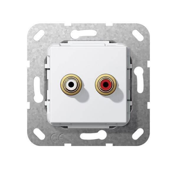 Gira Cinch Audio Lötanschluss 563203