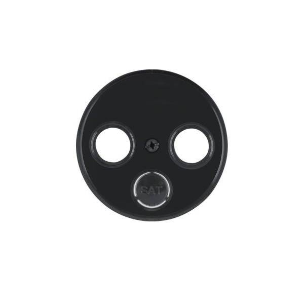 Berker Zentralstück sw/gl 12032045