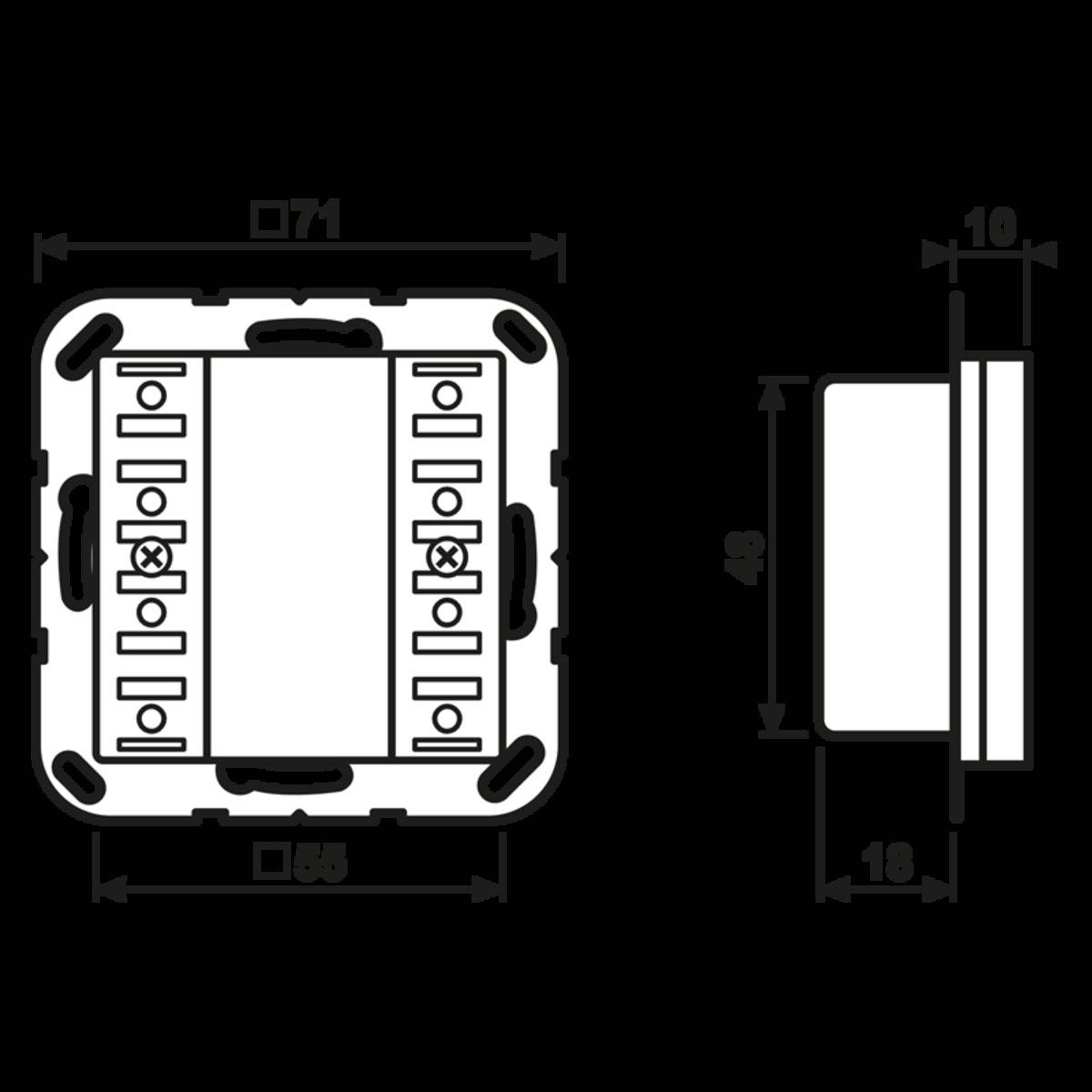 Jung Funk-Wandsender-Modul FM A 5001 M