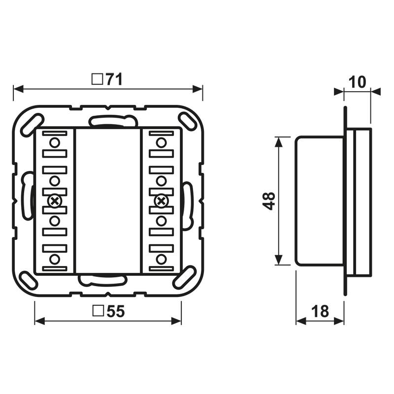 Jung KNX Tastsensor-Modul A 5074 TSM