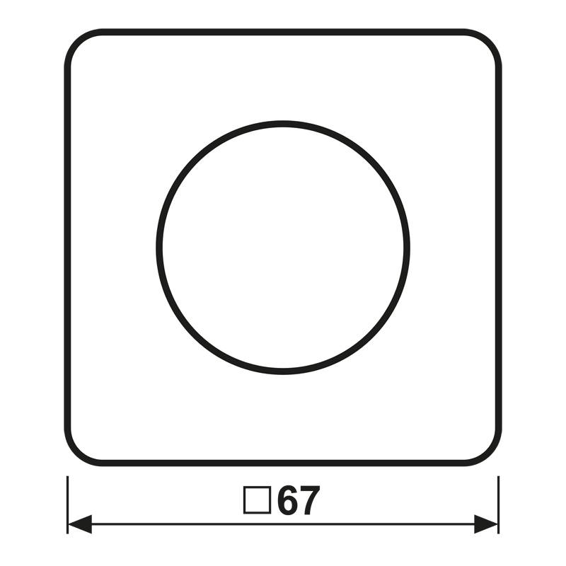 Jung Abdeckung CD 1540 PT