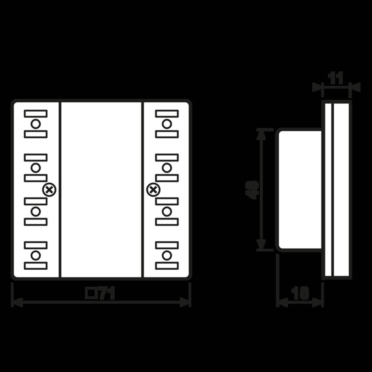 Jung KNX Tastsensor-Modul 4f LS 52941 ST