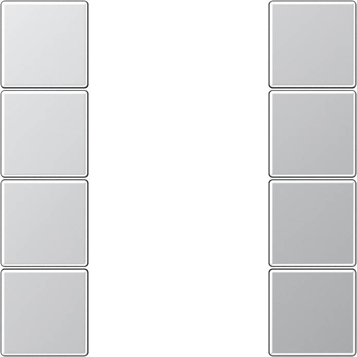 Jung Tastensatz, 4fach AL 2504 TSA