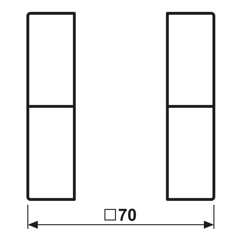 Jung Tastensatz 2-fach AL 2502 TSA D