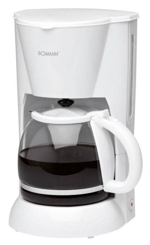 Bomann KA 183 CB, Filterkaffeemaschine, 1,5 l, 900 W, Weiß