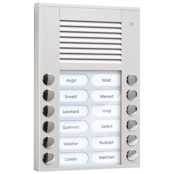 TCS Tür Control Audioaußenstation 2-reihig PES12-EN/04 TCS Tür Control Audioaußenstation 2-reihig PES12-EN/04