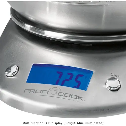 PROFI COOK Digitale Küchenwaage PC-KW 1040, inox PROFI COOK Digitale Küchenwaage PC-KW 1040, inox