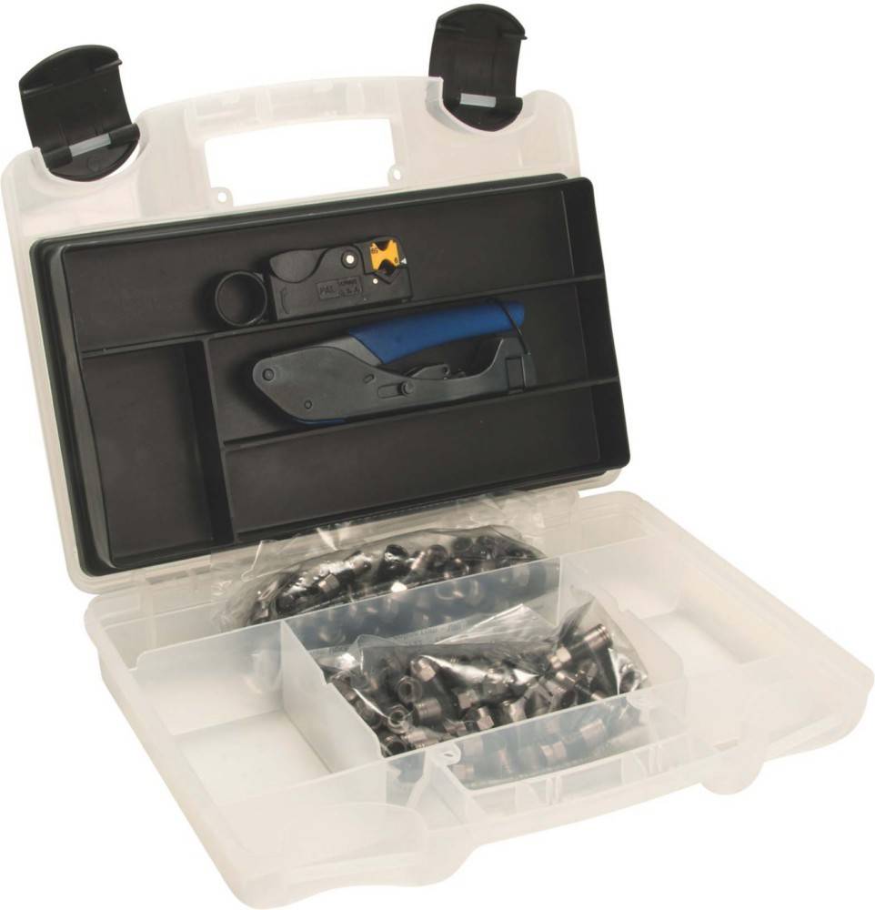 Triax Kompressionsset mit Zange Kompress.Set 6-49 ws