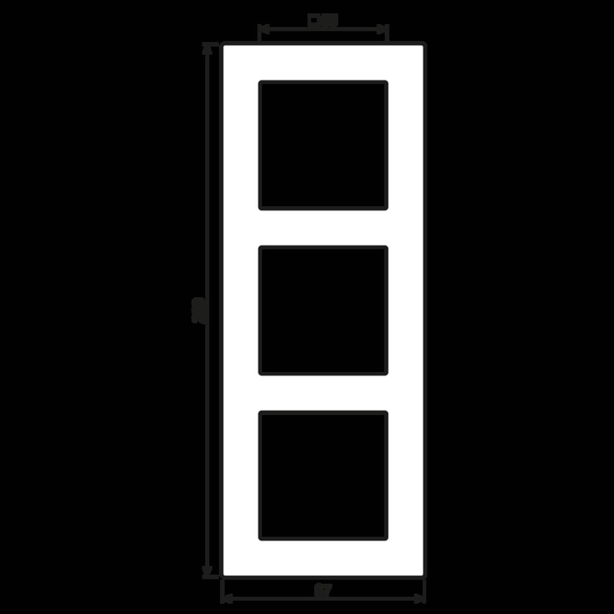 Jung Rahmen 3-fach AC 583 BF ANM