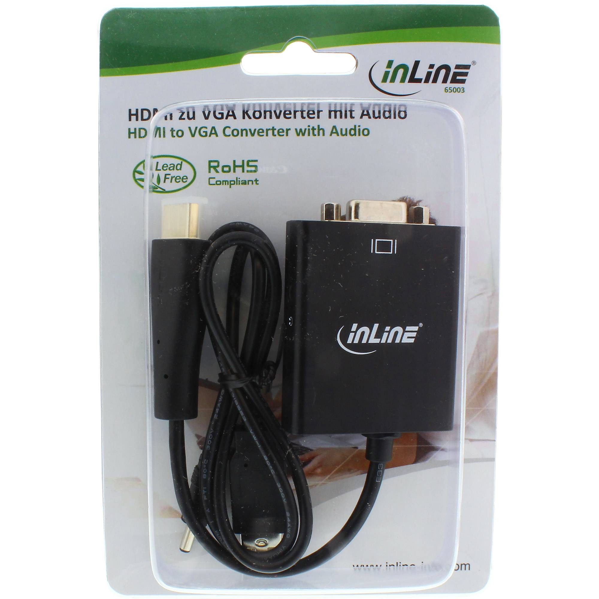 InLine - Videokonverter - HDMI - VGA